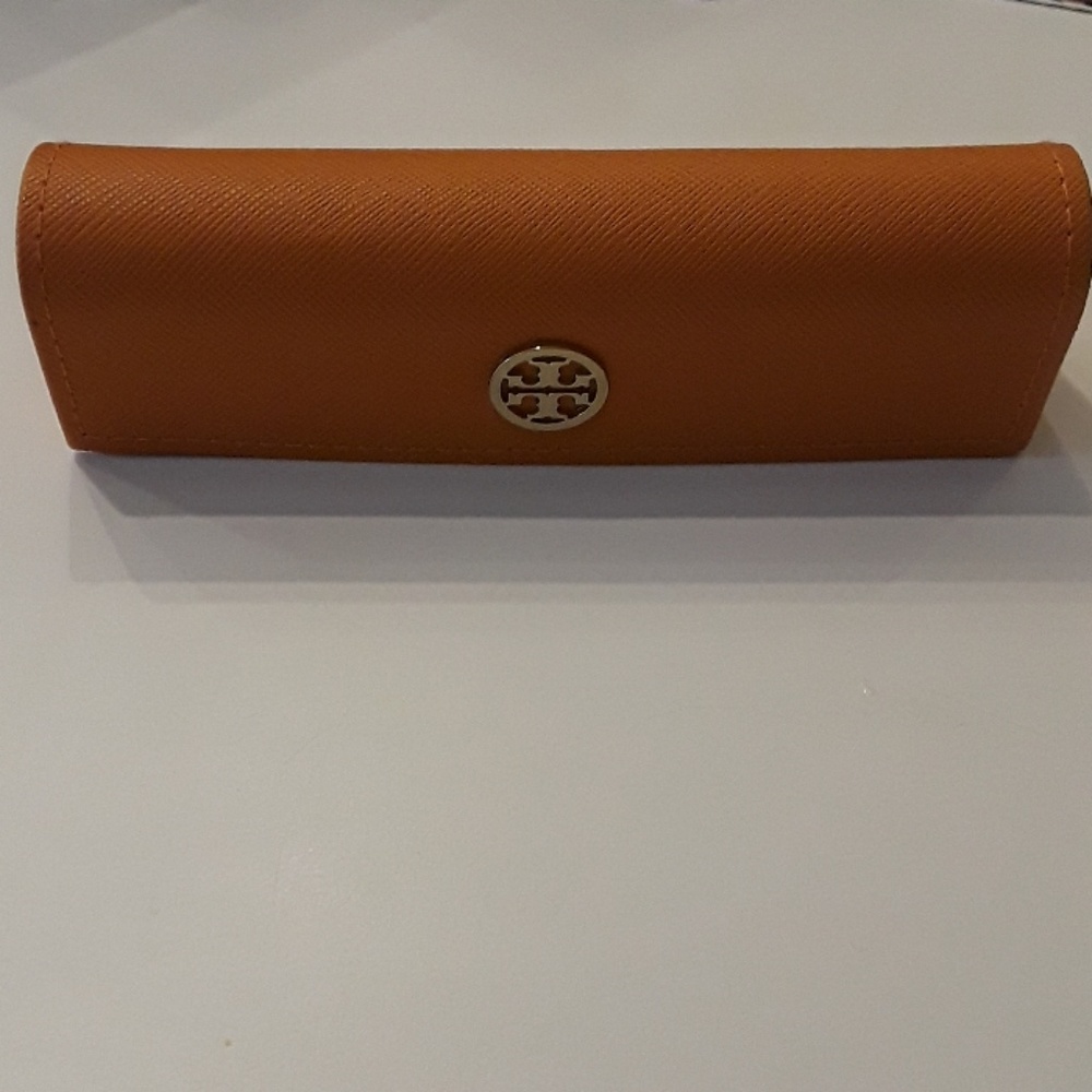 Tory Burch eye glasses case.